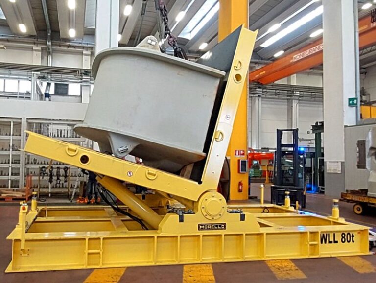 80 t - OVERTURNING MACHINE TO TILT CASTING MATERIALS